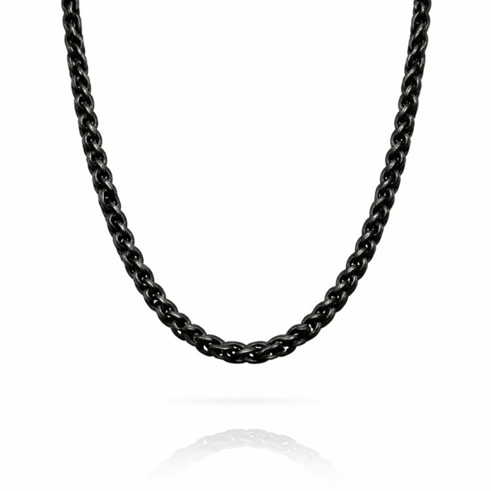 3mm | Black | Wheat Chain